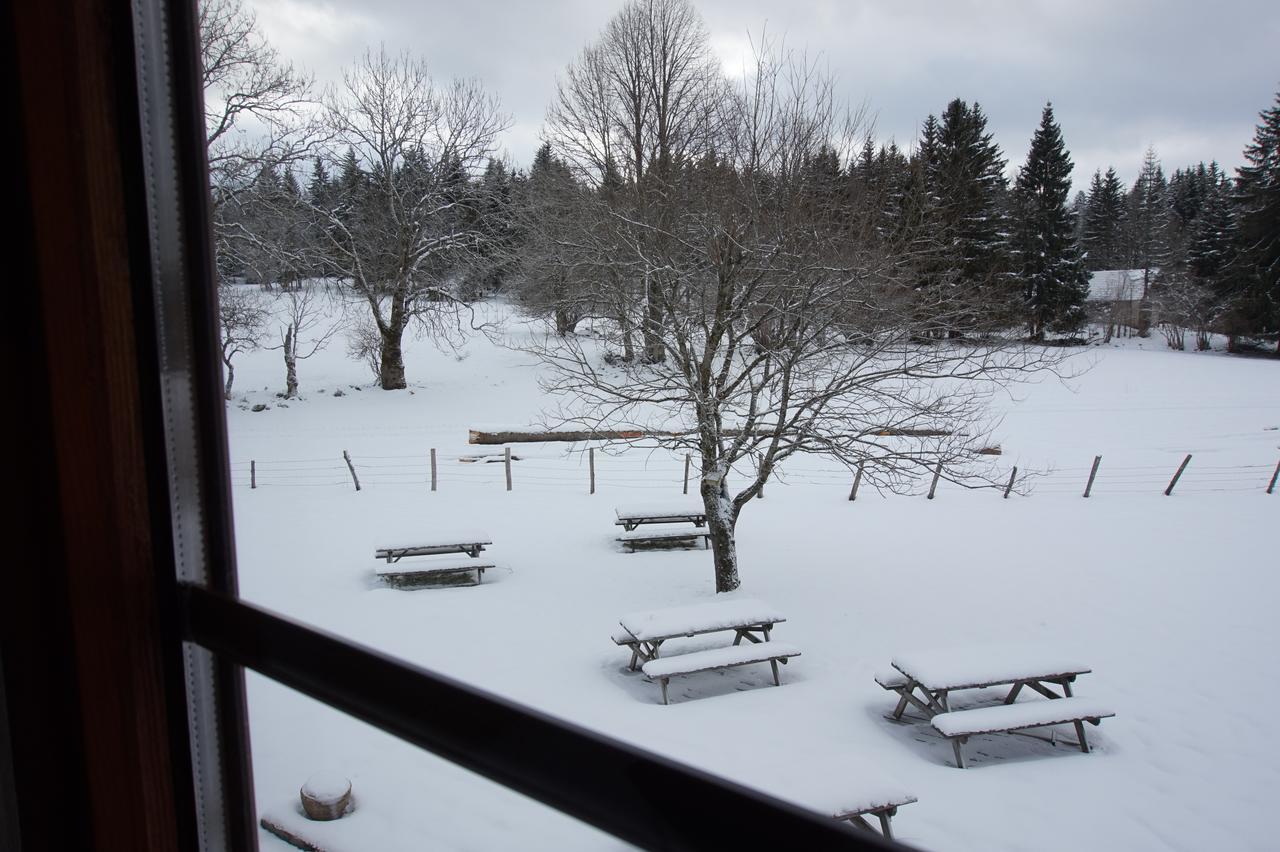 Auberge De La Perdrix Hauterive-la-Fresse Luaran gambar