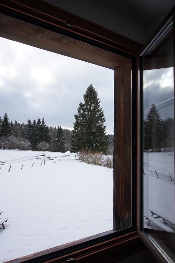 Auberge De La Perdrix Hauterive-la-Fresse Luaran gambar